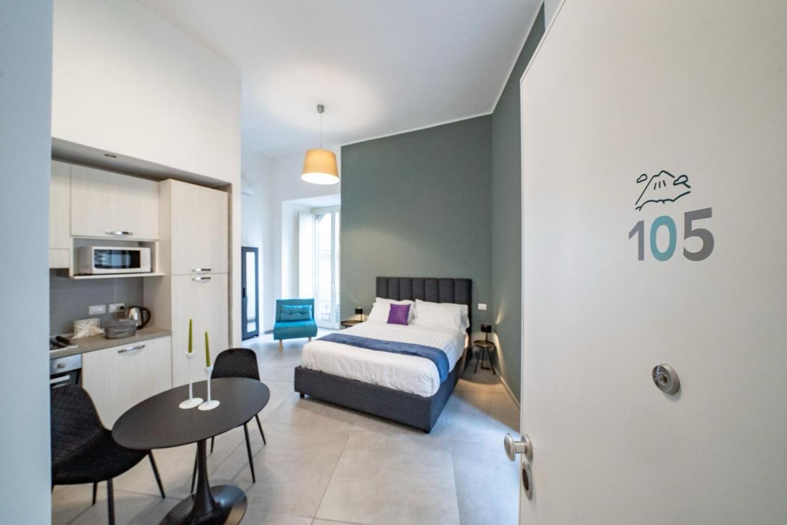 Bovio Boutique Studio Apartment Nápoles Habitación foto